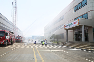 소방서합동 화재진압훈련